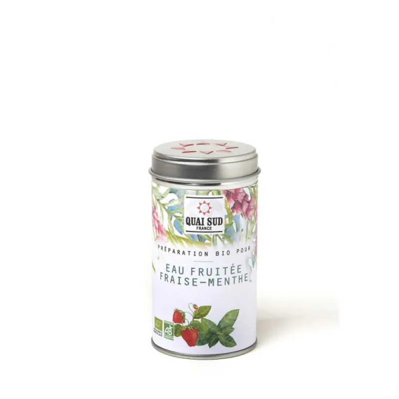 Les Secrets du Chef Ecocheques | Cocktail Mix En Siropen^Biologische Voorbereiding voor Fruitig Water Aardbei Munt 34 g