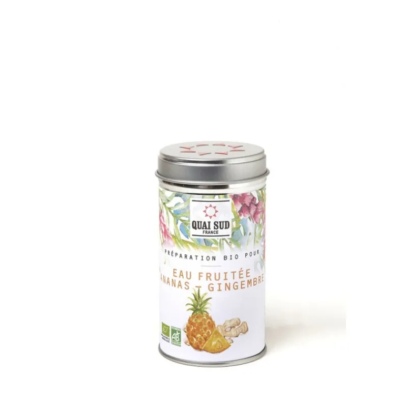 Les Secrets du Chef Ecocheques | Cocktail Mix En Siropen^Biologische Voorbereiding voor Fruitig Water Ananas Gember 45 g