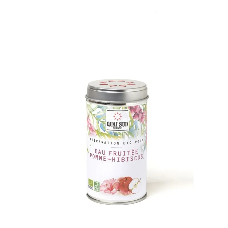 Les Secrets du Chef Ecocheques | Cocktail Mix En Siropen^Biologische Voorbereiding voor Fruitig Water Appel Hibiscus 55 g