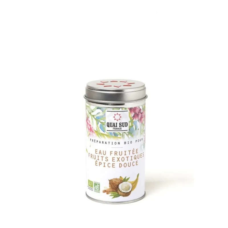 Les Secrets du Chef Ecocheques | Cocktail Mix En Siropen^Biologische Voorbereiding voor Fruitig Water Exotisch Fruit - Zoete Kruiden 65 g