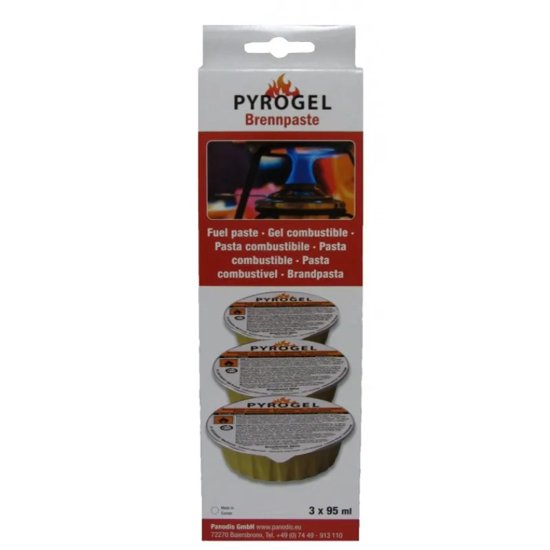 Les Secrets du Chef Fonduesets^Brandpasta 3 kuipjes 95 ml