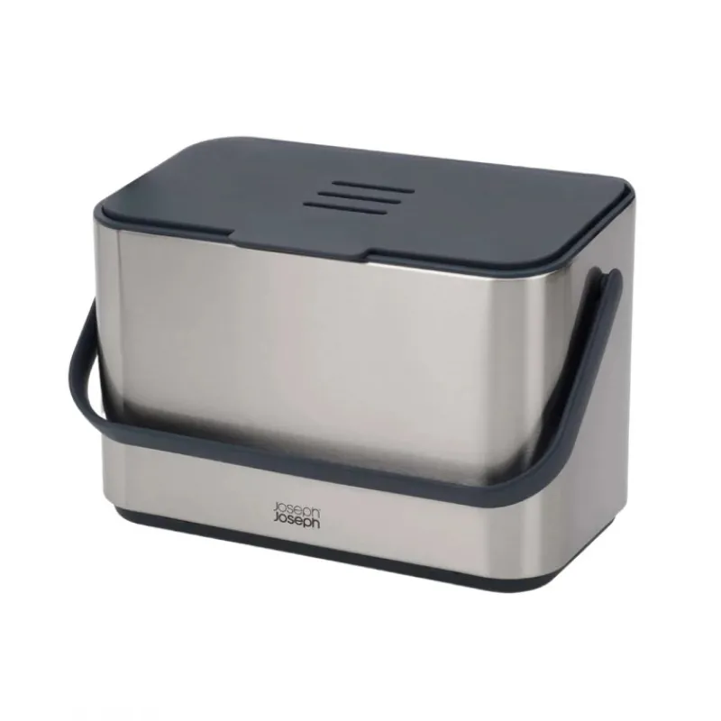 Les Secrets du Chef Keukenbakken^Collect RVS Keukencompostbak met Filter 4 L