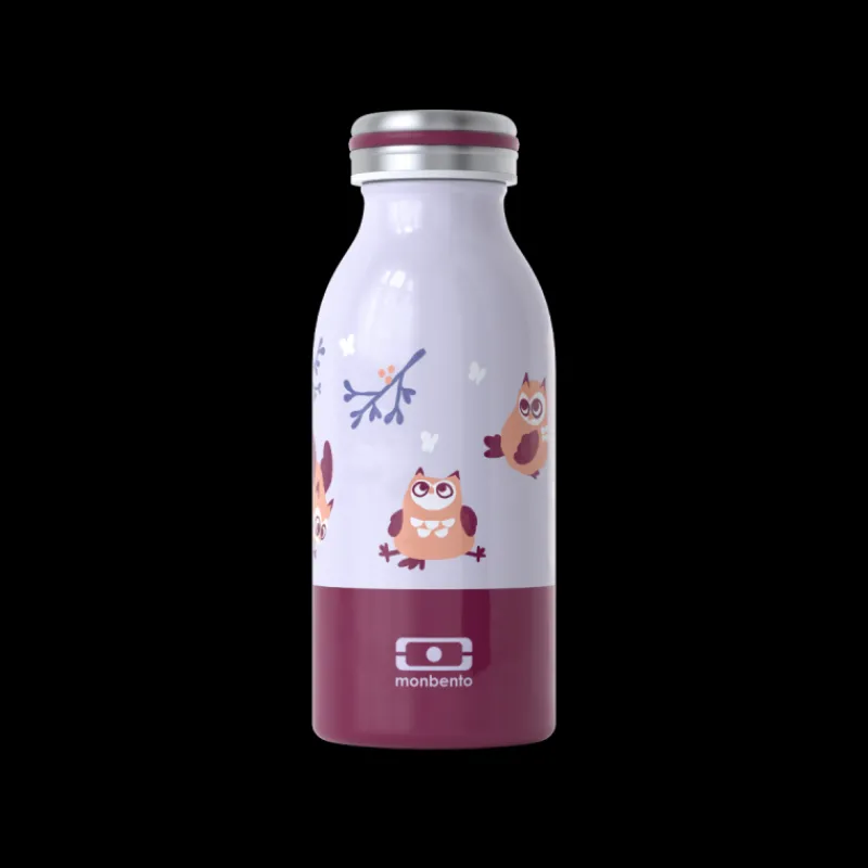Les Secrets du Chef Ecocheques | Bento En Isothermische Lunchboxen^Cooly RVS Thermosfles Kids Paars Owly 350 ml