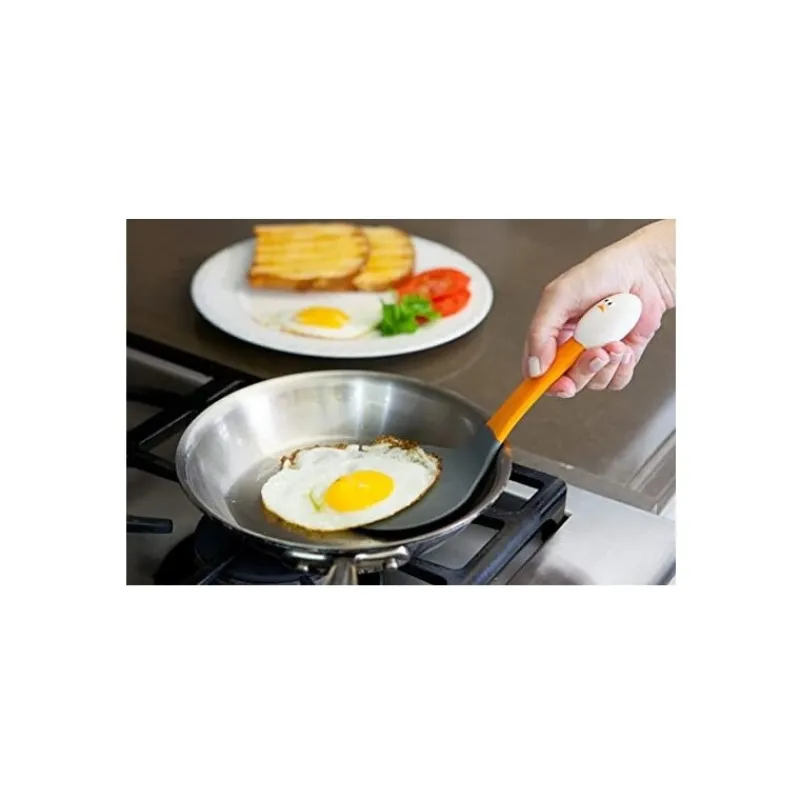 Les Secrets du Chef Gebak Keukengerei^Eggy Flex Flip Nylon Ronde Spatel 25 cm