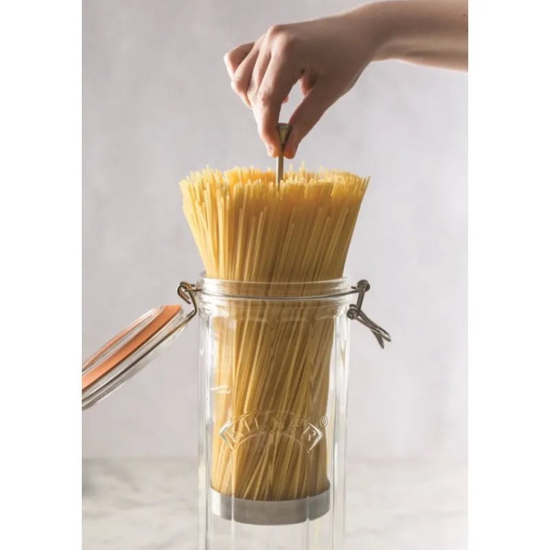 Les Secrets du Chef Ecocheques | Bento, Glazen Potten En Dozen^Glazen Spaghetti Bokaal met Beugelsluiting 2,2 l