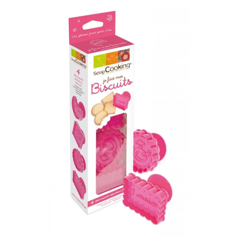 Les Secrets du Chef Gebak Keukengerei^Je Fais Mes Biscuits 4 dlg