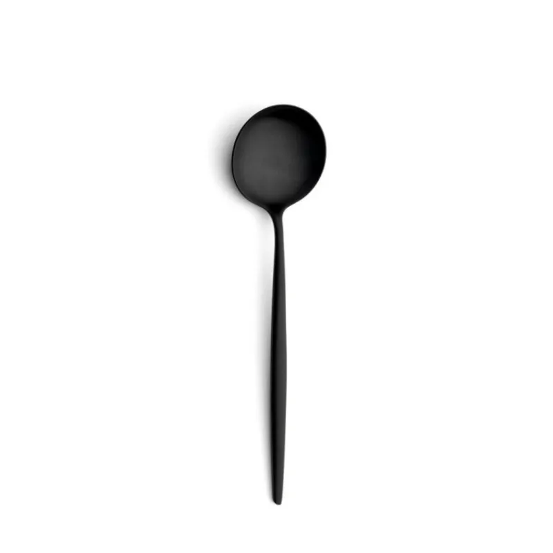 Les Secrets du Chef Bestek^Moon Black Lepel Mat Staal Zwart