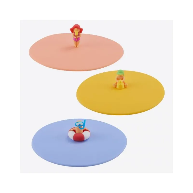 Les Secrets du Chef Tafelglazen^My Lid Zomerdeksel Beach Kids