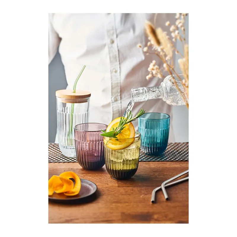 Les Secrets du Chef Tafelglazen^Ouessant Waterglazenset 26cl Nachtblauw 6 st