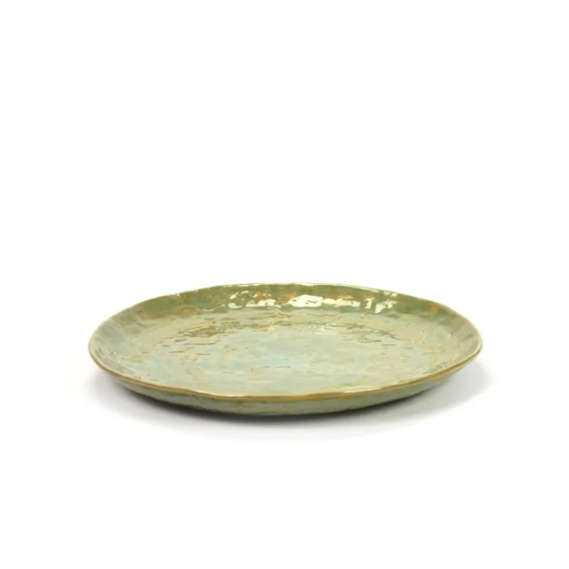 Les Secrets du Chef Aardewerk^Pascale Naessens Pure Bord 28 cm Zeegroen