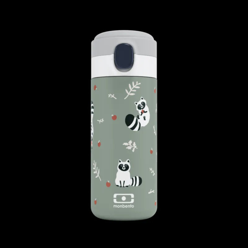 Les Secrets du Chef Bento En Isothermische Lunchboxen^Pop Thermosfles Kids Raccoon Green 360 ml