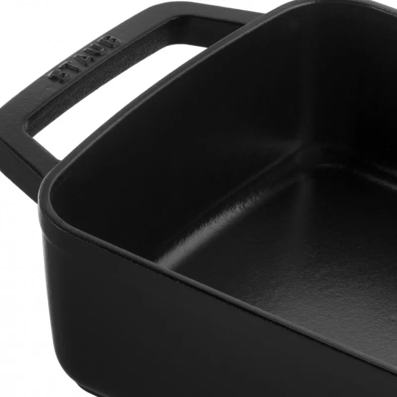 Les Secrets du Chef Ovenschotels En Bakplaten^Rechthoekige Ovenschaal 30x20 cm Zwart 3,15 l