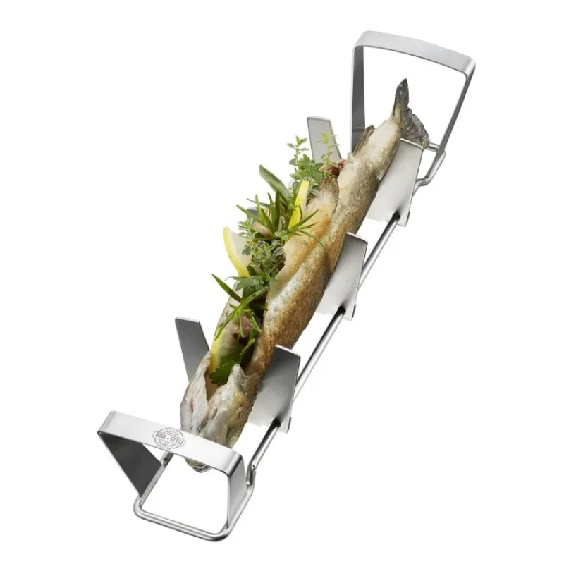 Les Secrets du Chef Plancha Barbecue-Accessoires | Kamado Barbecue-Accessoires^RVS BBQ-Vishouder