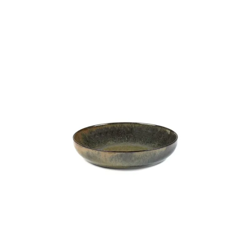 Les Secrets du Chef Aardewerk^Sergio Herman Surface Diep Bord M 19 cm Indi Grey
