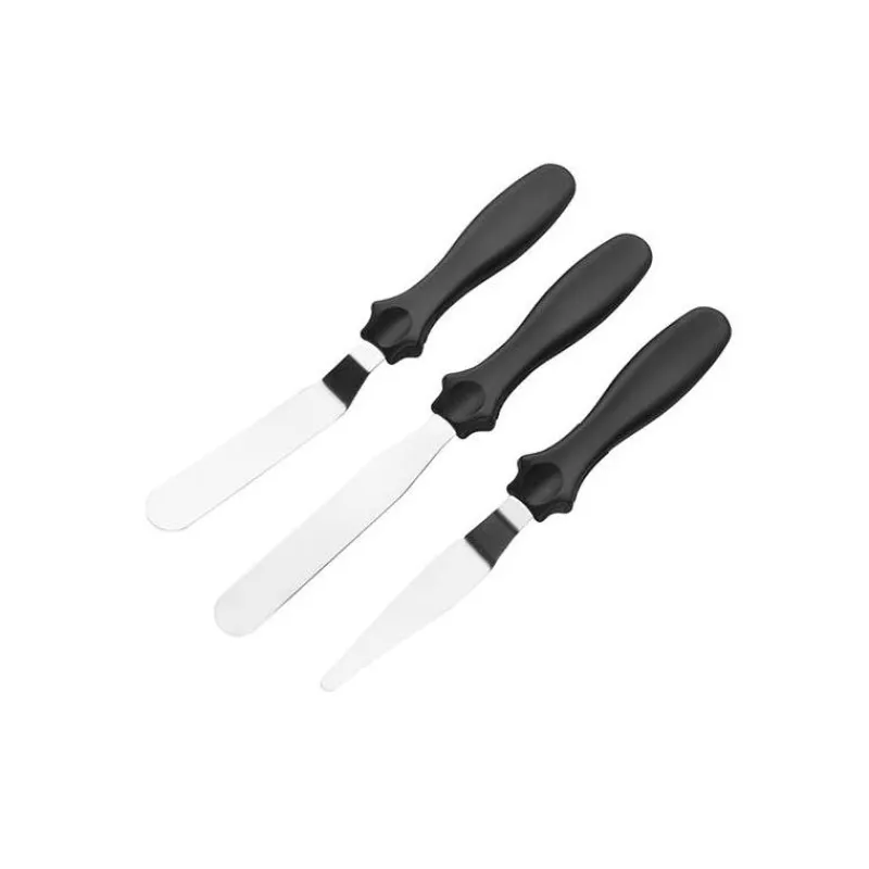 Les Secrets du Chef Gebak Keukengerei^Set 3 Paletmes 12 cm