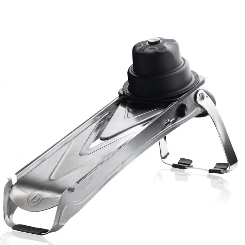 Les Secrets du Chef Ecocheques | Mandoline En Groentensnijder^Vantage Standaard RVS Keukenmandoline V-mes, Julienne 4, 7 en 10 mm