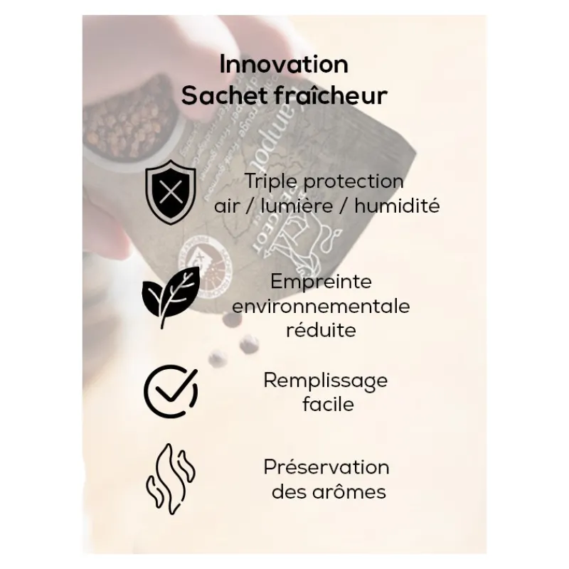 Les Secrets du Chef Kruiden^Vershoudzakjes Guérande Zoutkristallen 6x50g