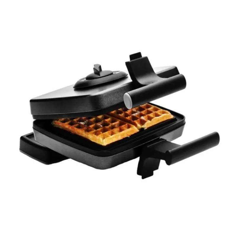 Les Secrets du Chef Broodroosters En Wafelijzers^Wafelijzer WA 102A Zwart LSDC Pakket Belgische Wafels